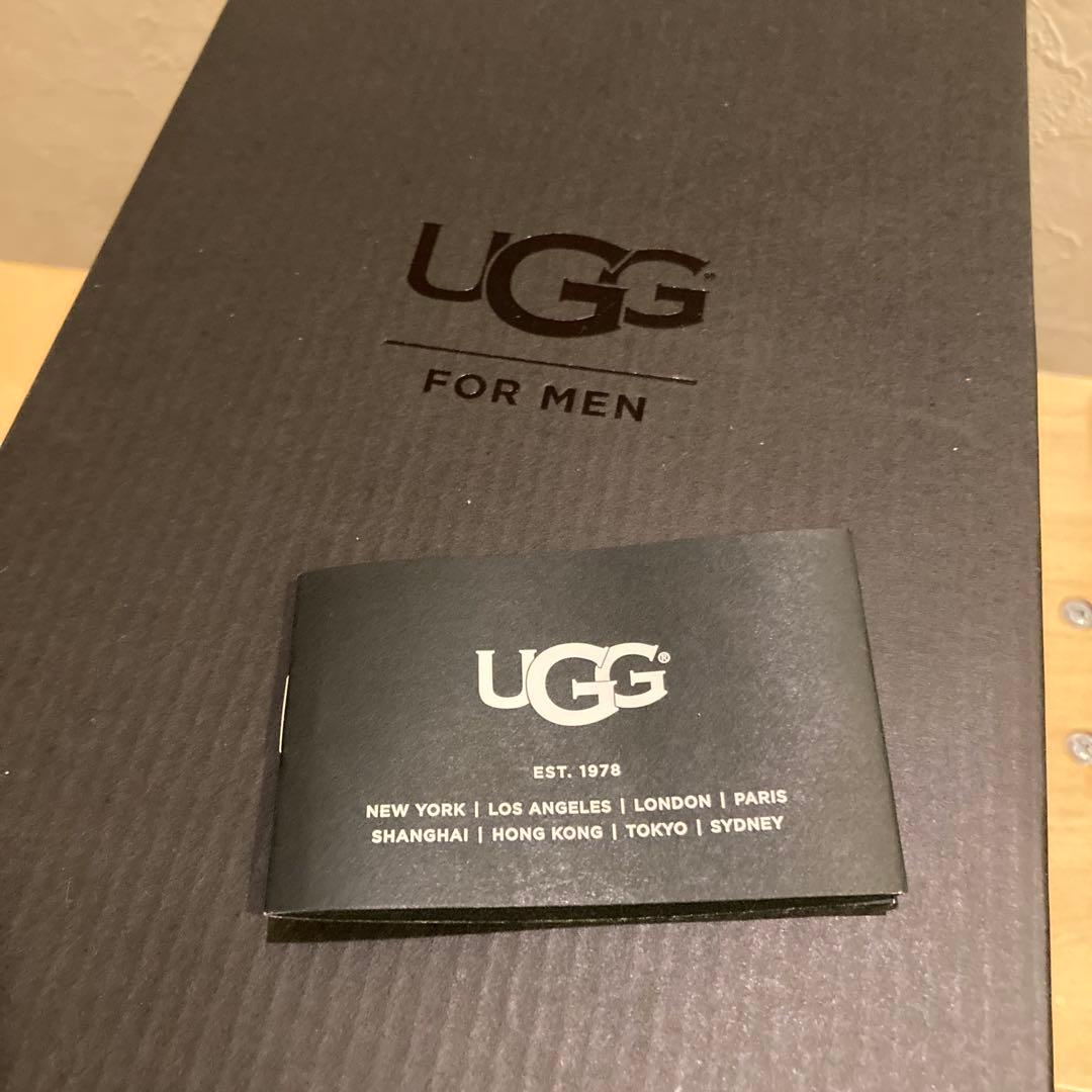 UGG アグ モカシン ムートンシューズ 27cm メンズブラウン