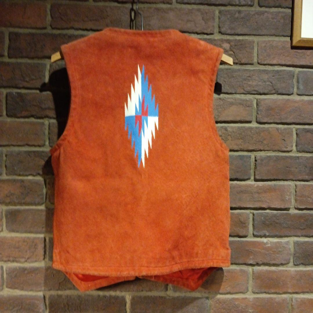 Bailey チマヨ オルテガ ネイティブ スウェード刺繍ベスト ビンテージ