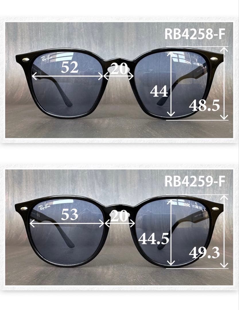 ★大人気モデル★RB4258-F 601/19 ★啓之輔さん着用★RayBan★
