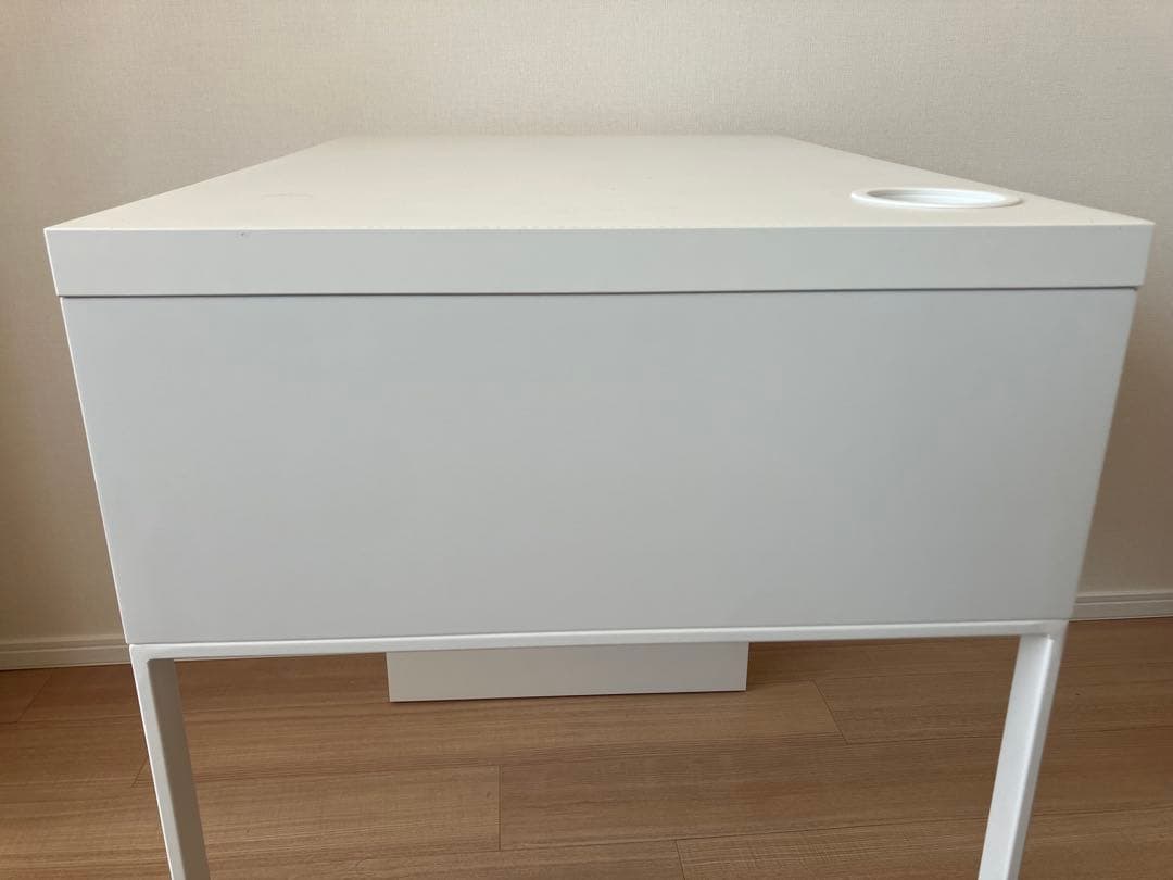 【値引中】IKEA イケア　MICKE ミッケ　ホワイトデスク 引き出し付き