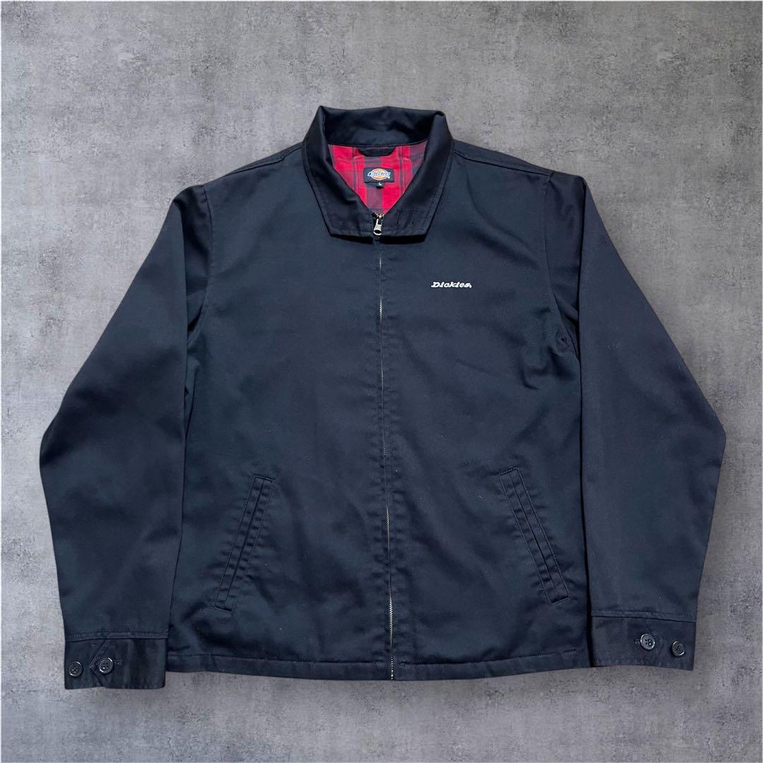 Dickies スイングトップ　ブラック　ワークジャケット　ハリントン　Ｌ