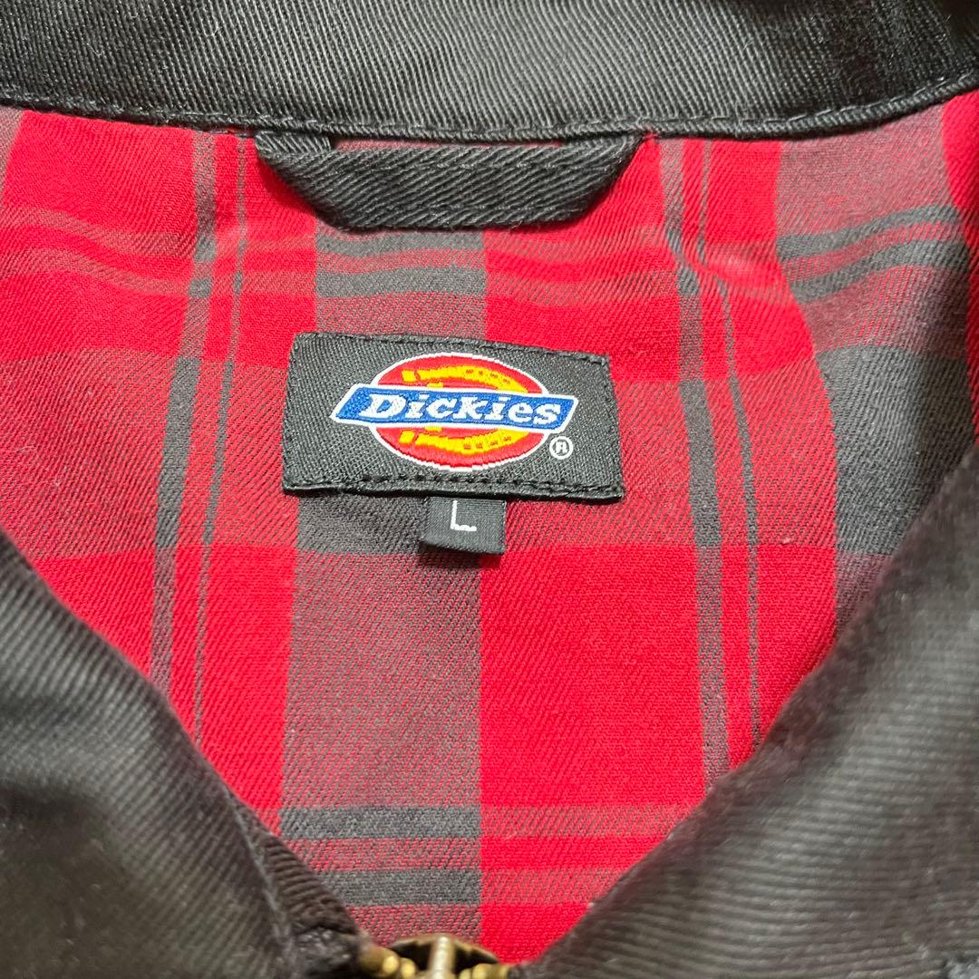 Dickies スイングトップ　ブラック　ワークジャケット　ハリントン　Ｌ