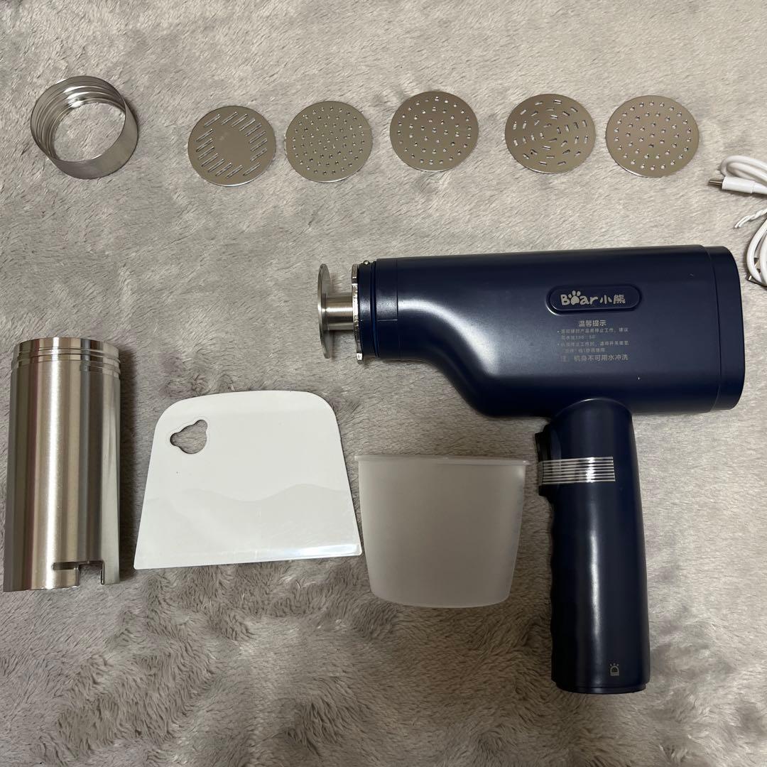 モンブラン絞り器-約1㎜極細モンブラン絞り機 新品・未使用