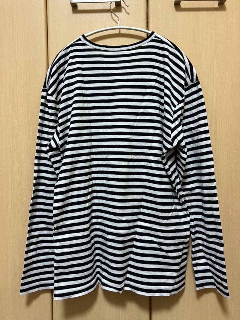 PLAY Comme des Garçons ボーダーロングTシャツ XL