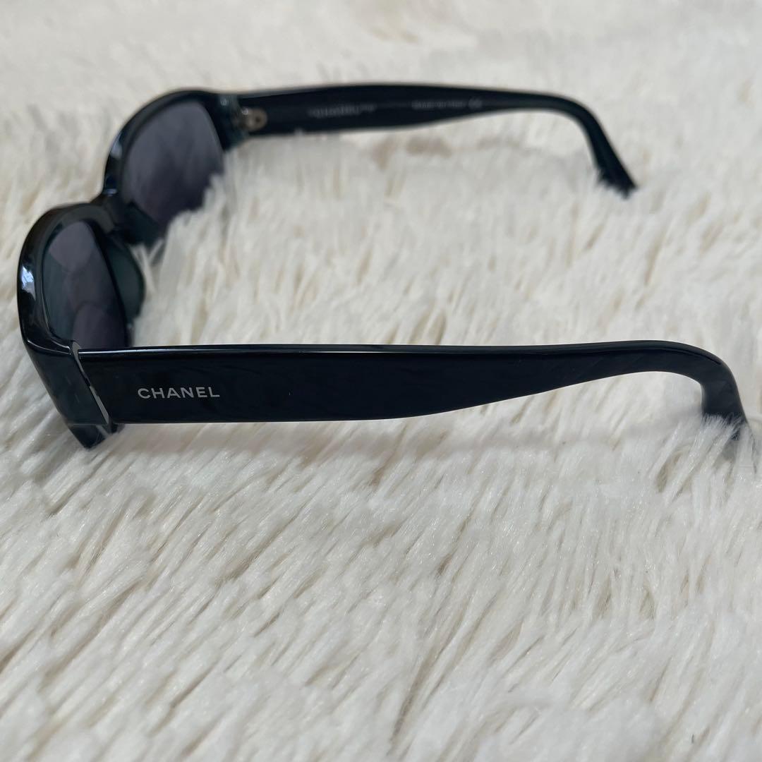 美品 シャネル 5010 サングラス 黒 53□19 レディース 付属品完備