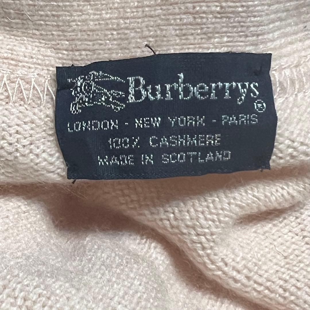 Burberrys 長めのヴィンテージカーディガンカシミア100%美品