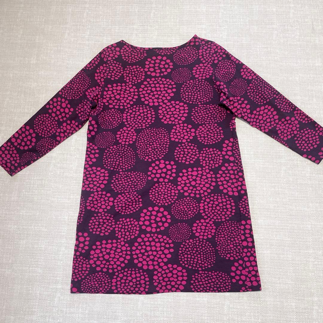 marimekko 長袖ワンピース　Ｌサイズ　希少