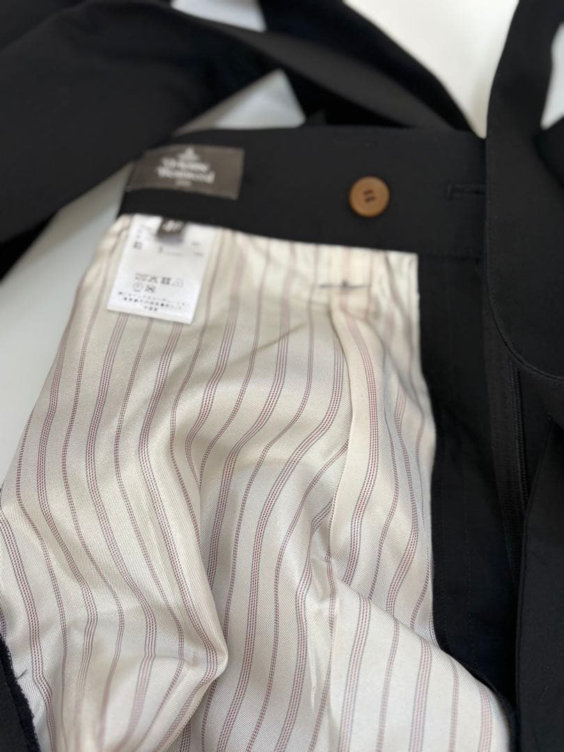 新品Vivienne Westwoodヴィヴィアンウエストウッドブラックパンツ