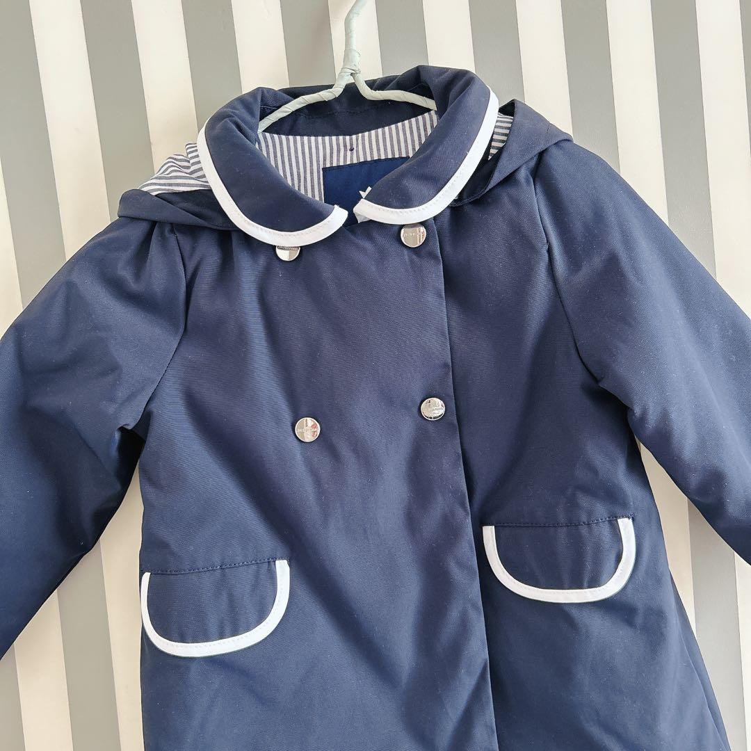 JACADI PARIS ネイビー コート 24M