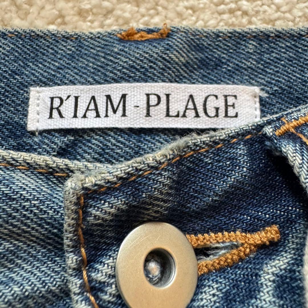 Plage R’IAM SUPER LOOSE デニム 34 サックスブルー
