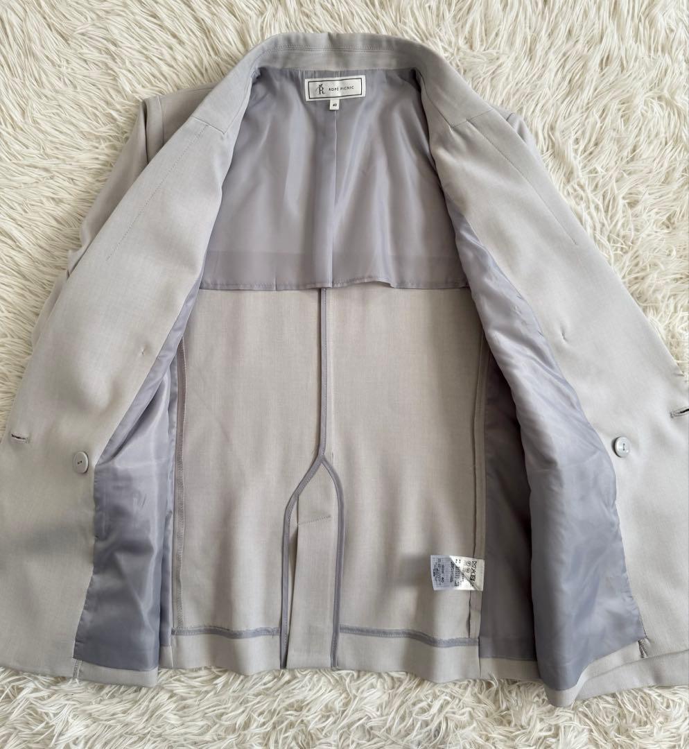 ロペピクニック　ROPÉ PICNIC クリアツイル金ボタンジャケット　40
