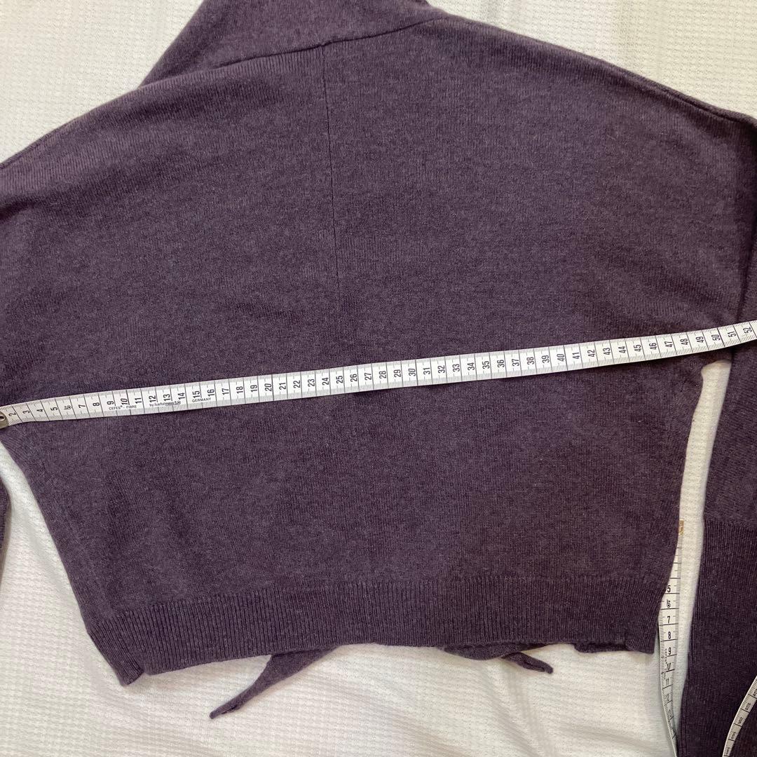 BRUNELLO CUCINELLI カシミヤ カーディガン パープル