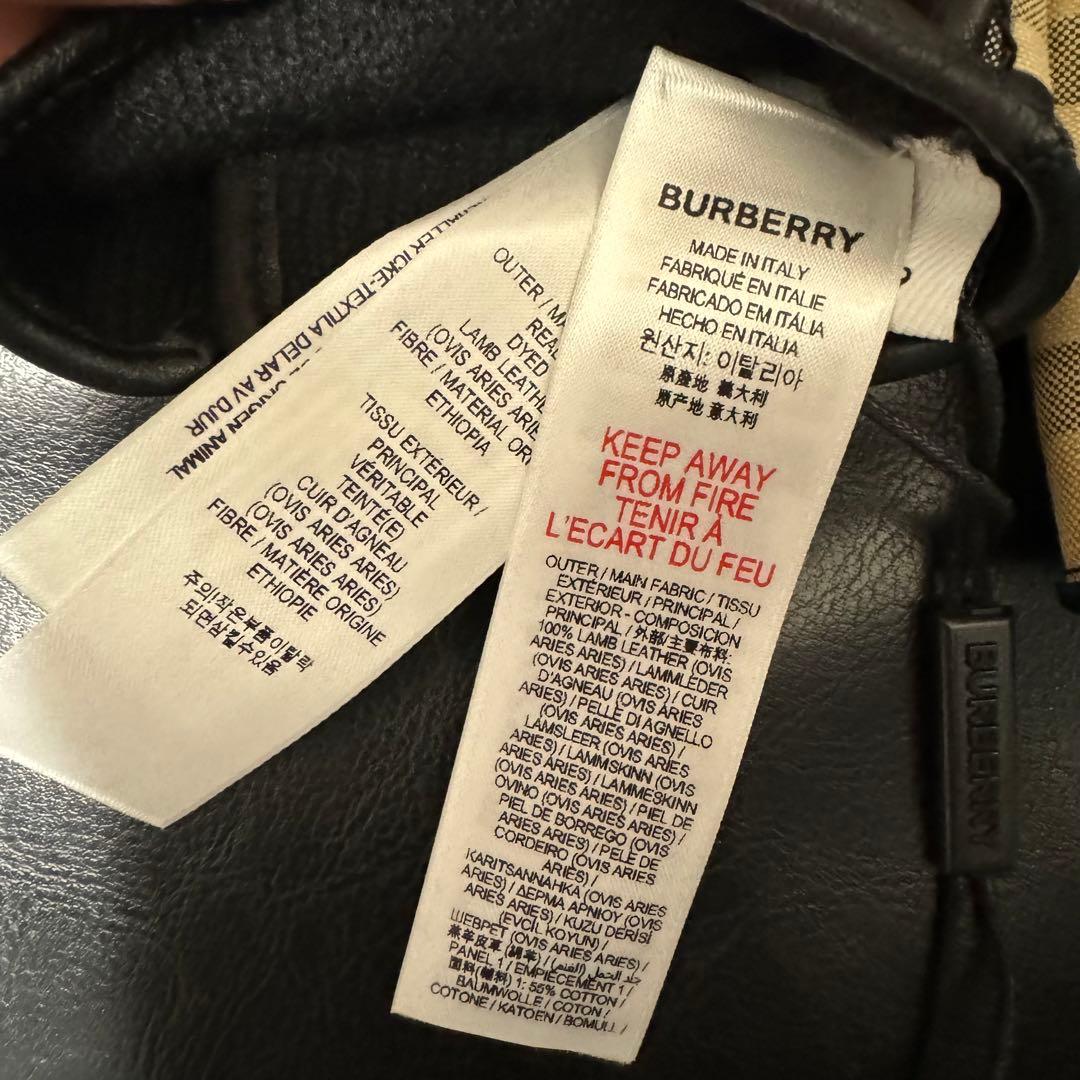 BURBERRY バーバリー 手袋　レザーグローブ　新品未使用
