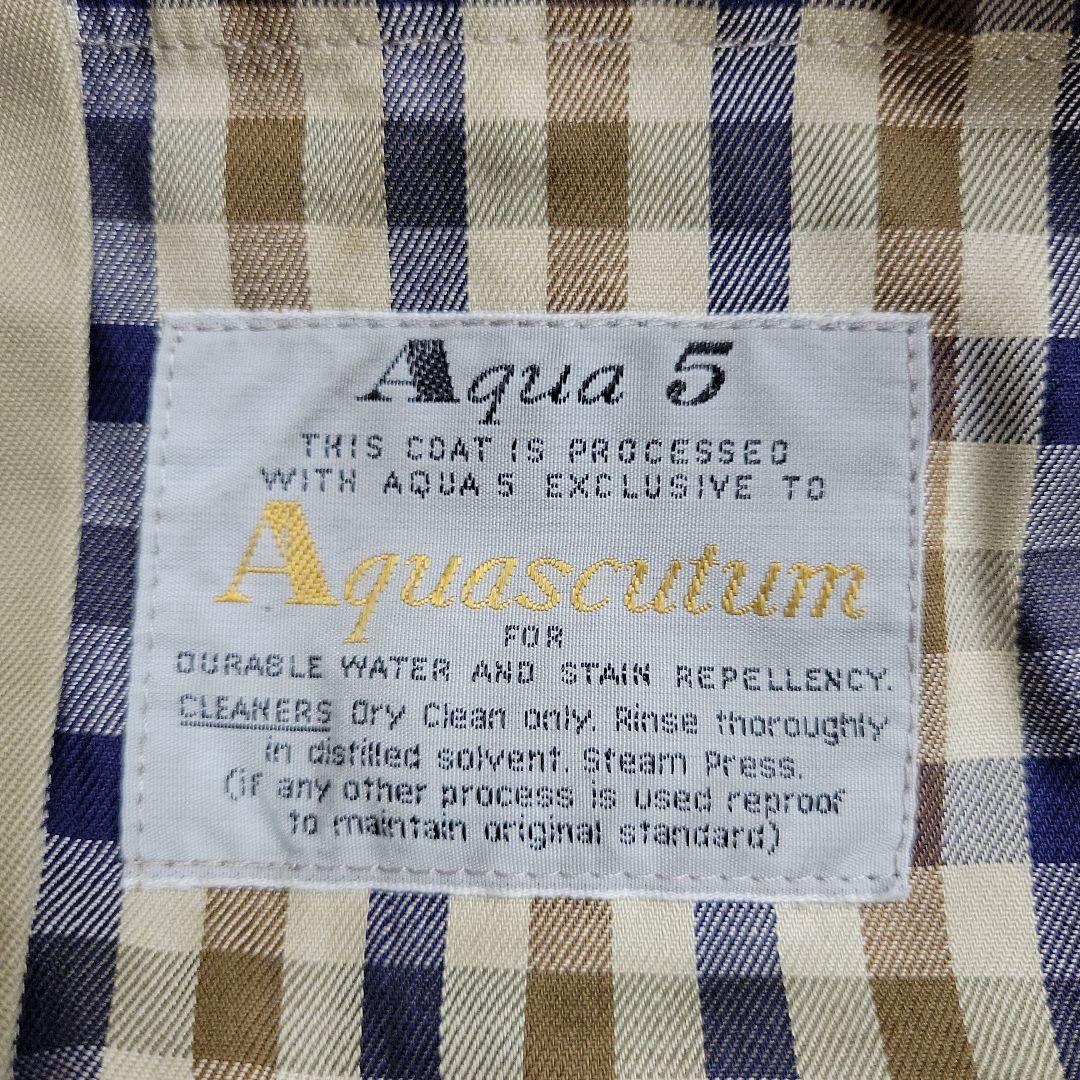 最高級 英国製 vintage Aquascutum ステンカラーコート