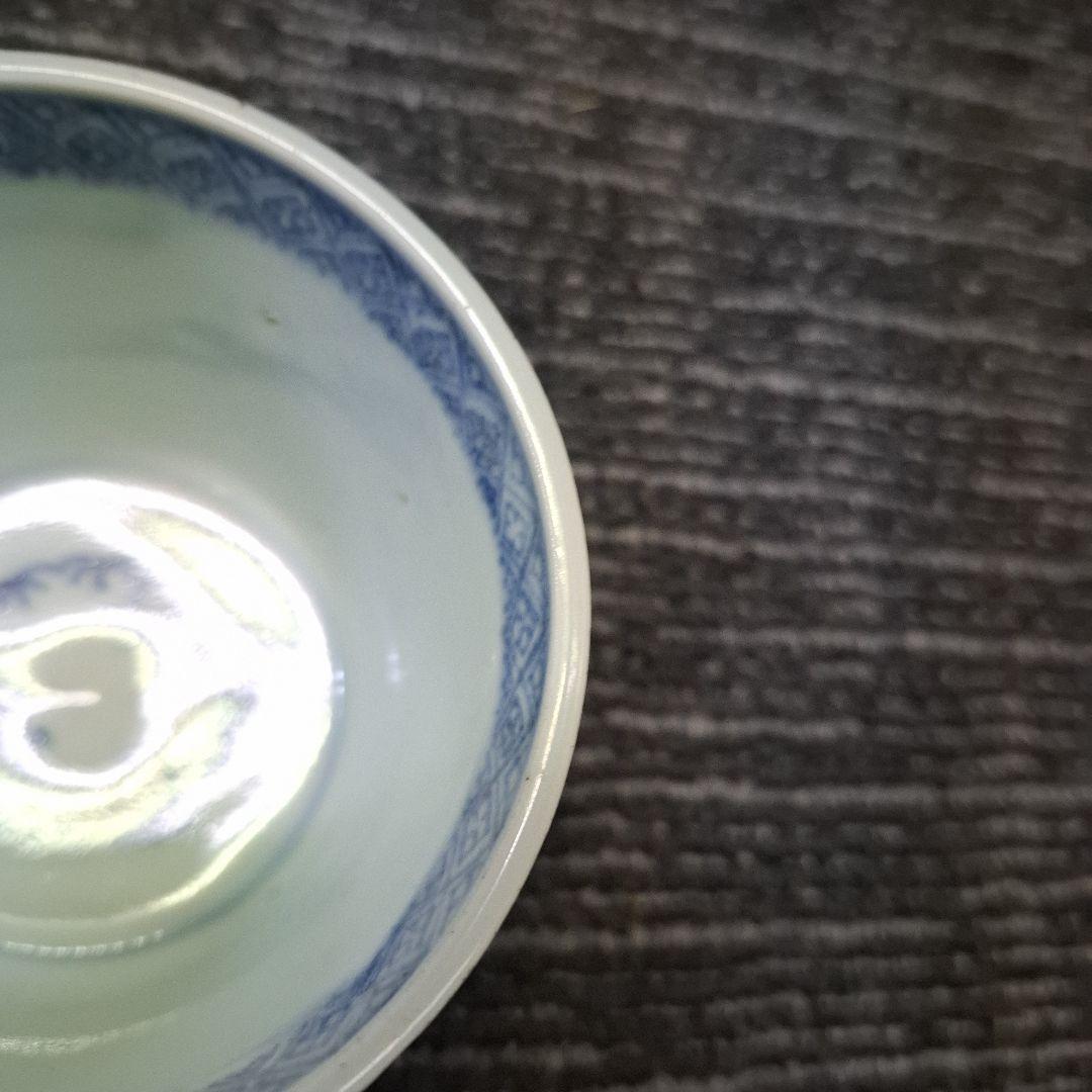 伊万里焼花唐草蕎麦猪口大振り
