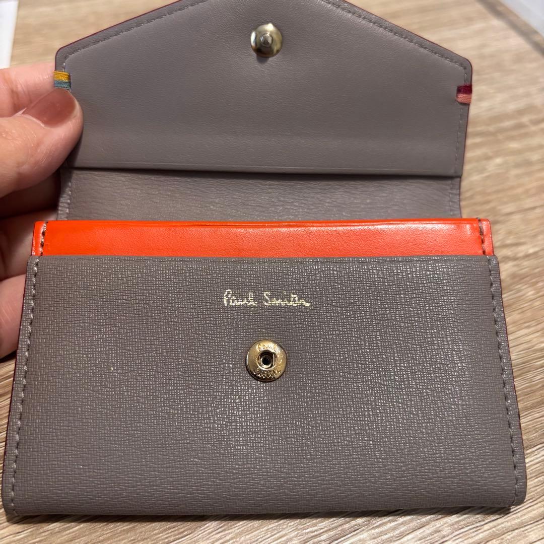 Paul Smith グレージュ名刺入れ