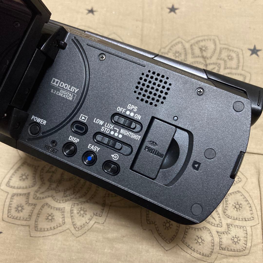 美品 SONY HDR-XR520V GPS ナイトショット搭載 ビデオカメラ