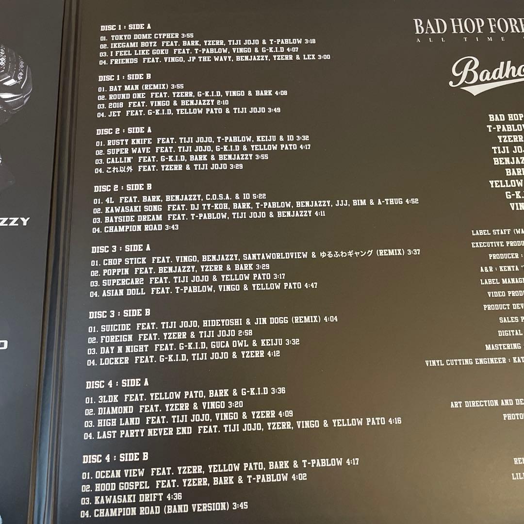 Badhop BAD HOP FOREVER レコード盤