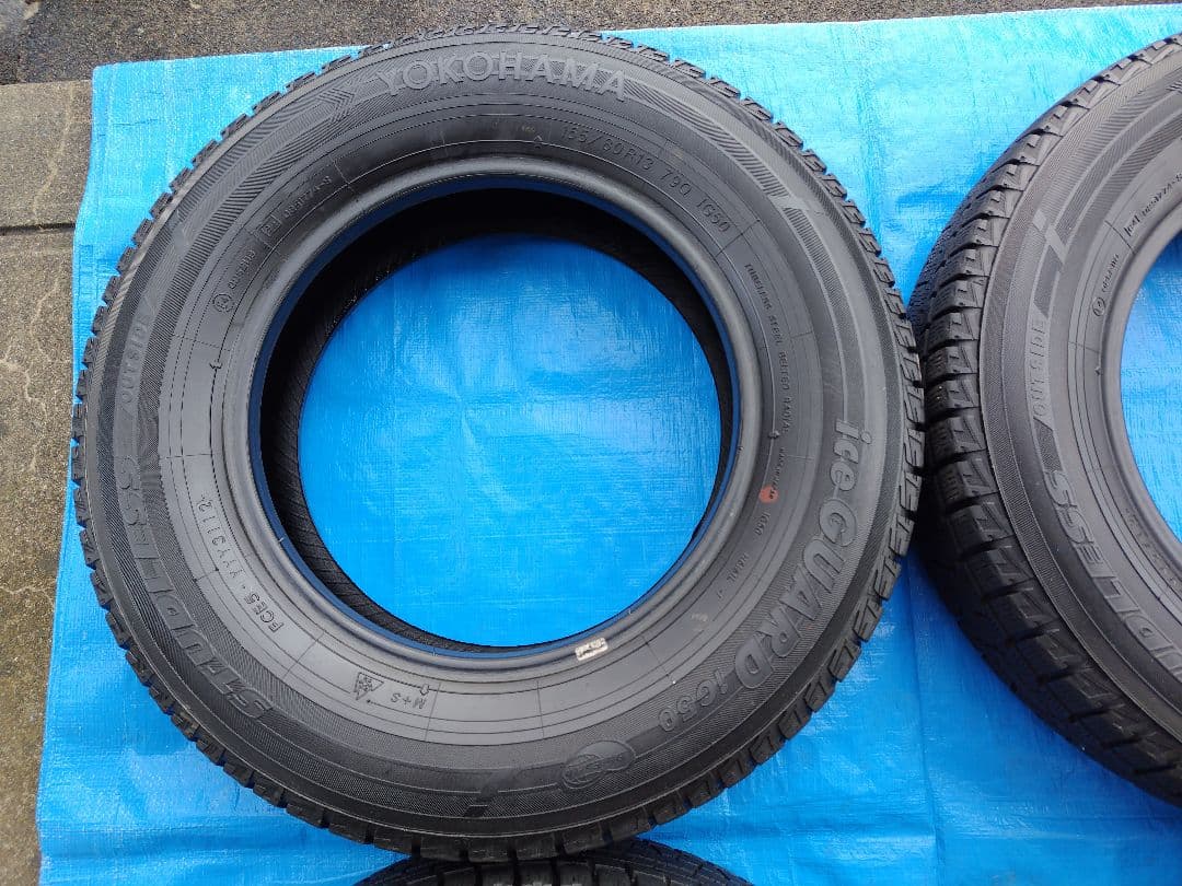 ヒデキ　155/80R13、ヨコハマ・iCE GUARD4本