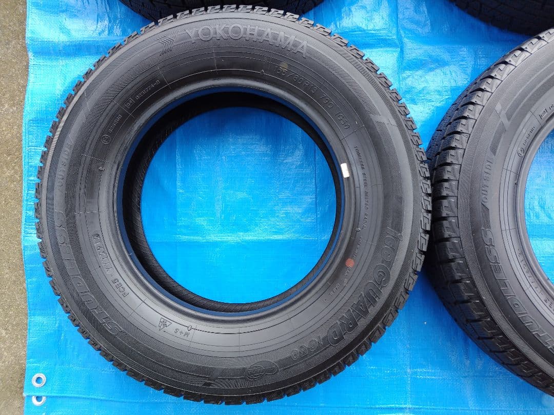 ヒデキ　155/80R13、ヨコハマ・iCE GUARD4本