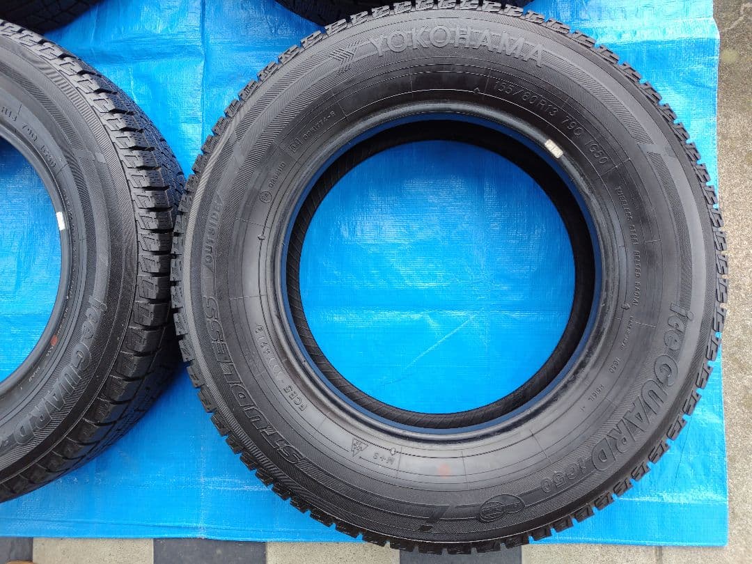 ヒデキ　155/80R13、ヨコハマ・iCE GUARD4本