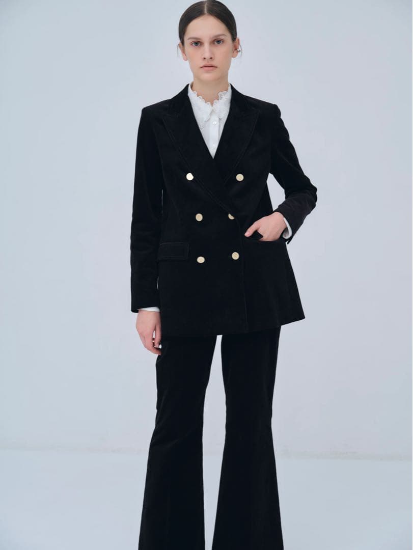 ジャケット・アウター Double-breasted Corduroy Jacket