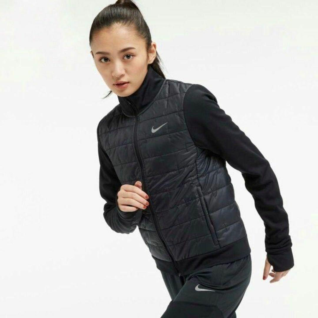 S《新品》NIKE レディース Therma Fit 保温 ジャケット 長袖 黒