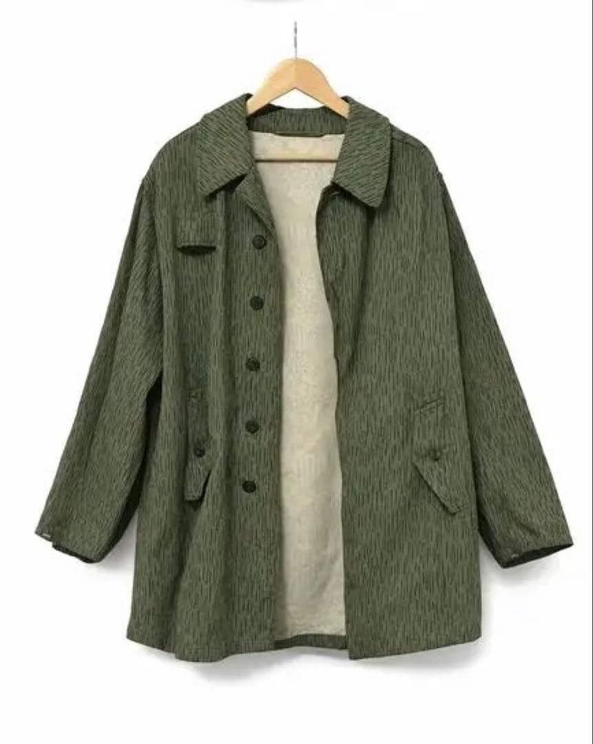 チェコ軍　1960年代　M60 フィールドコート　レインドロップカモ