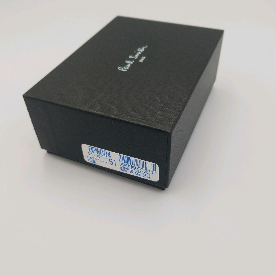 【新品未使用】ポールスミス　PaulSmith　がま口　財布　三つ折り財布　ネコ