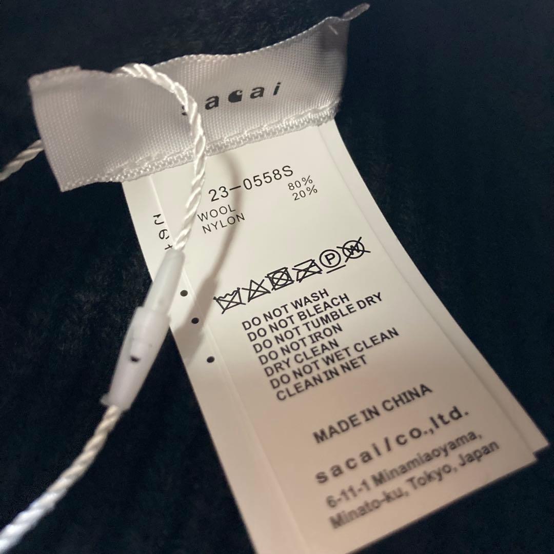 Sacai x Carhartt WIP ブラックニット帽