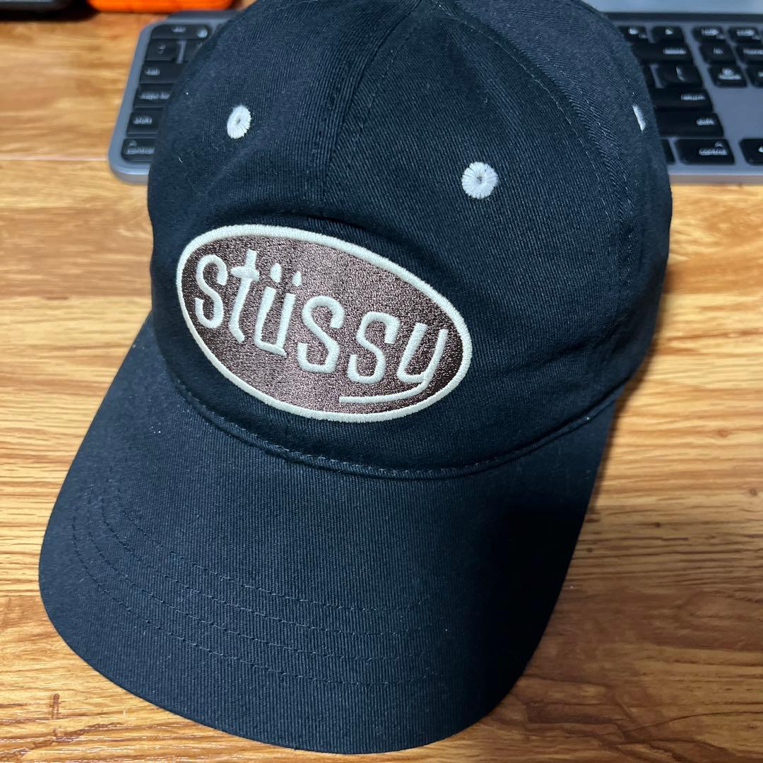 stüssy 黒 キャップ