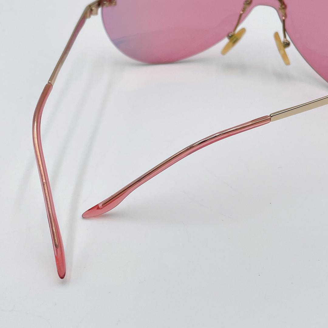 小物 Dior Rimless Sunglasses Y2K pink m689
