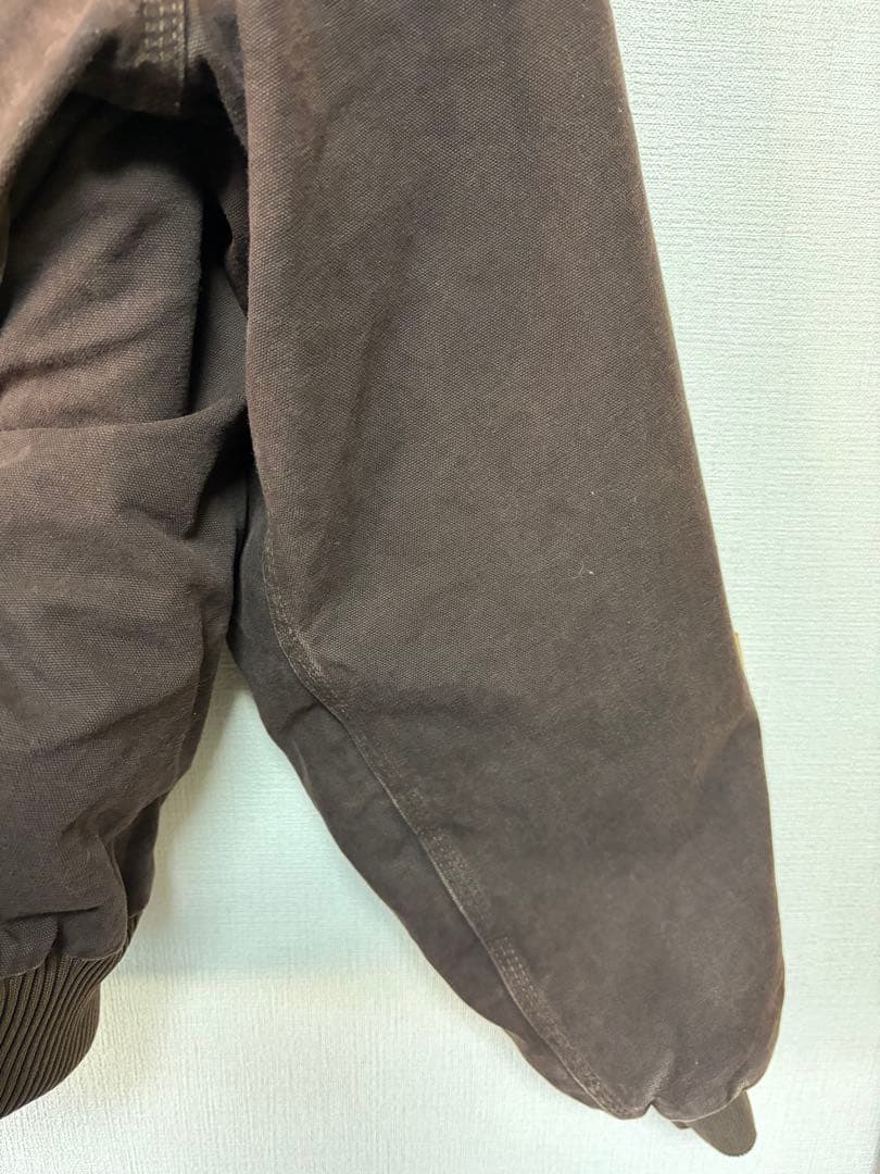 Carhartt カーハート ダック サンタフェ ジャケット 革パッチ 企業ロゴ