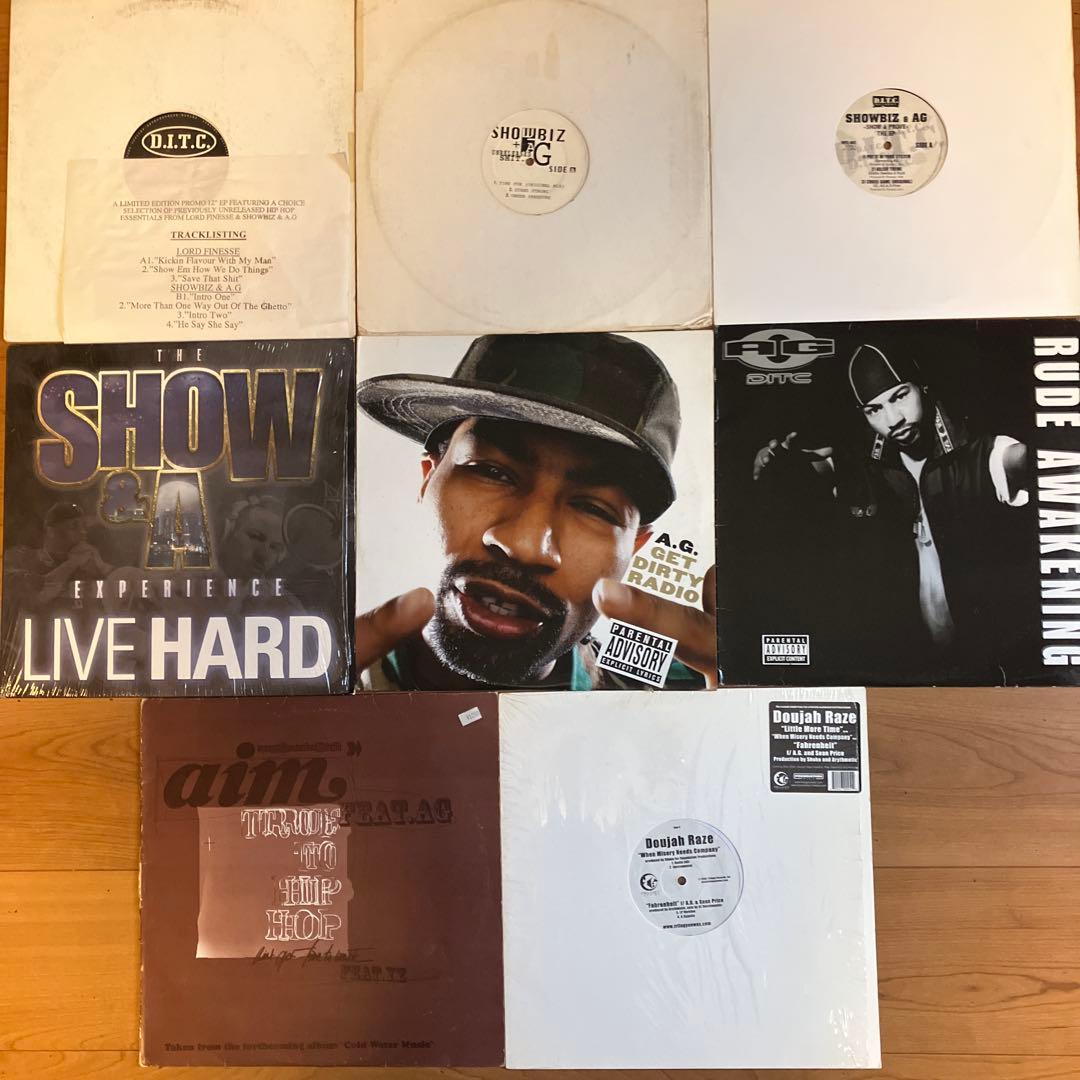 SHOWBIZ&AG LP&12inc 8枚set HIPHOP