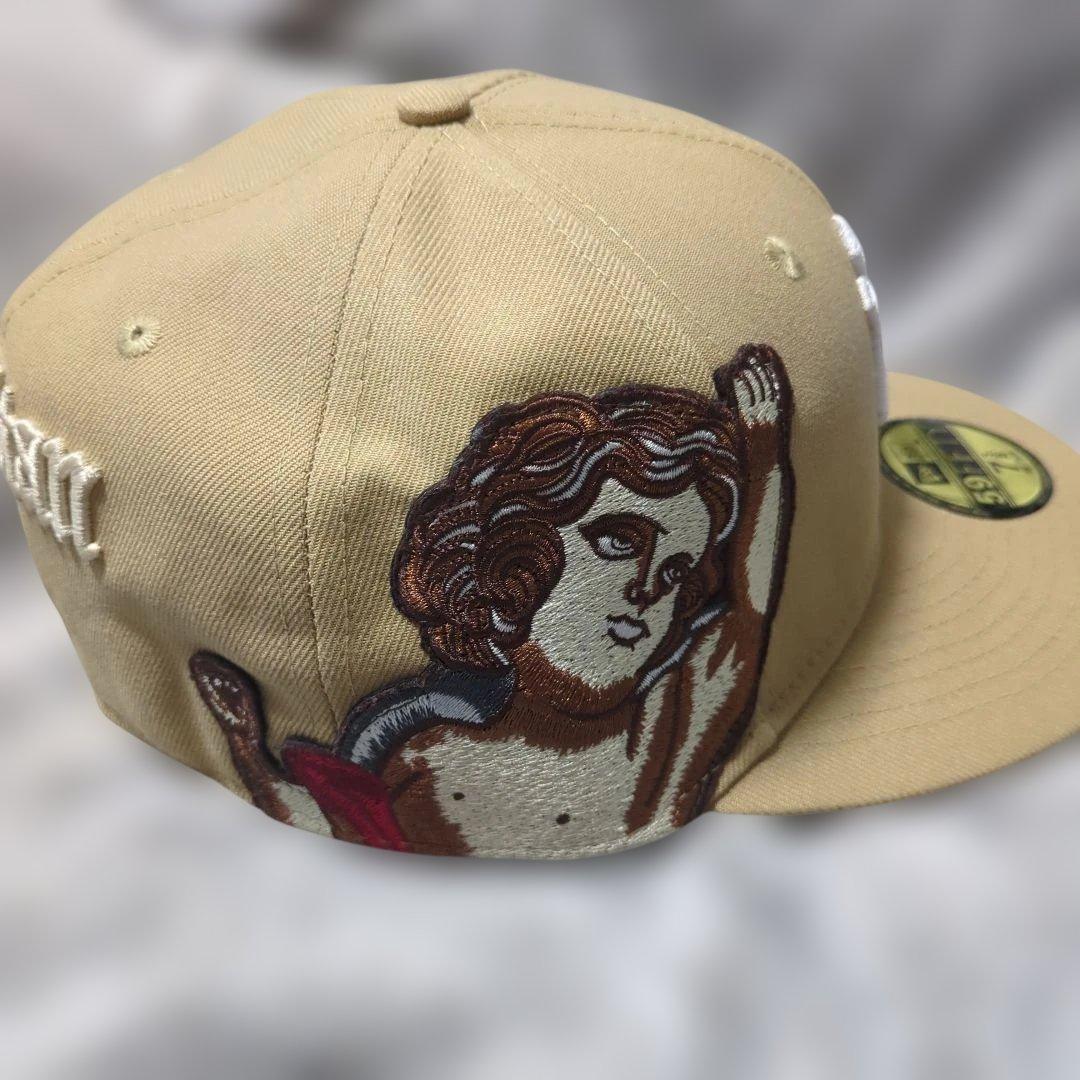【かさけさ】New Era 59FIFTY ベージュキャップ