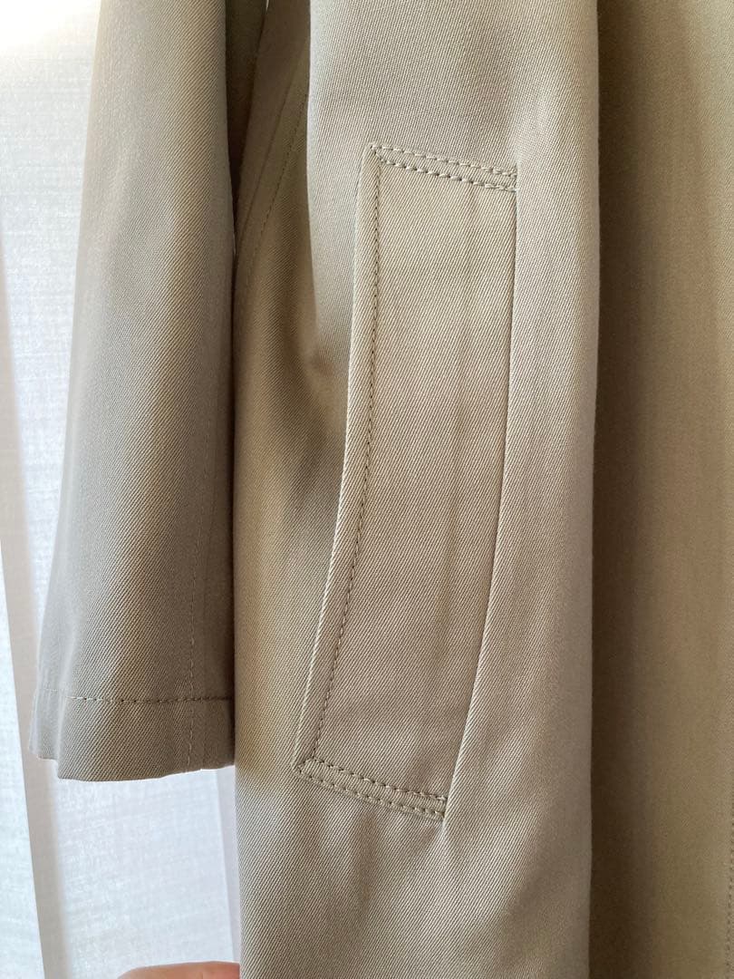 WOOLSILK ギャバトレンチコート　ドゥーズィエムクラス　トレンチコート