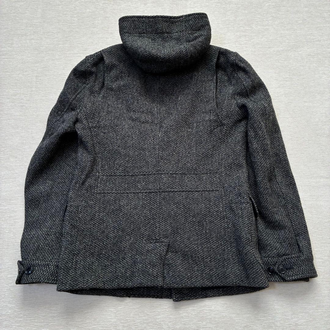CABANE de ZUCCA ハリスツイード　フードジャケット　ブルゾン　希少