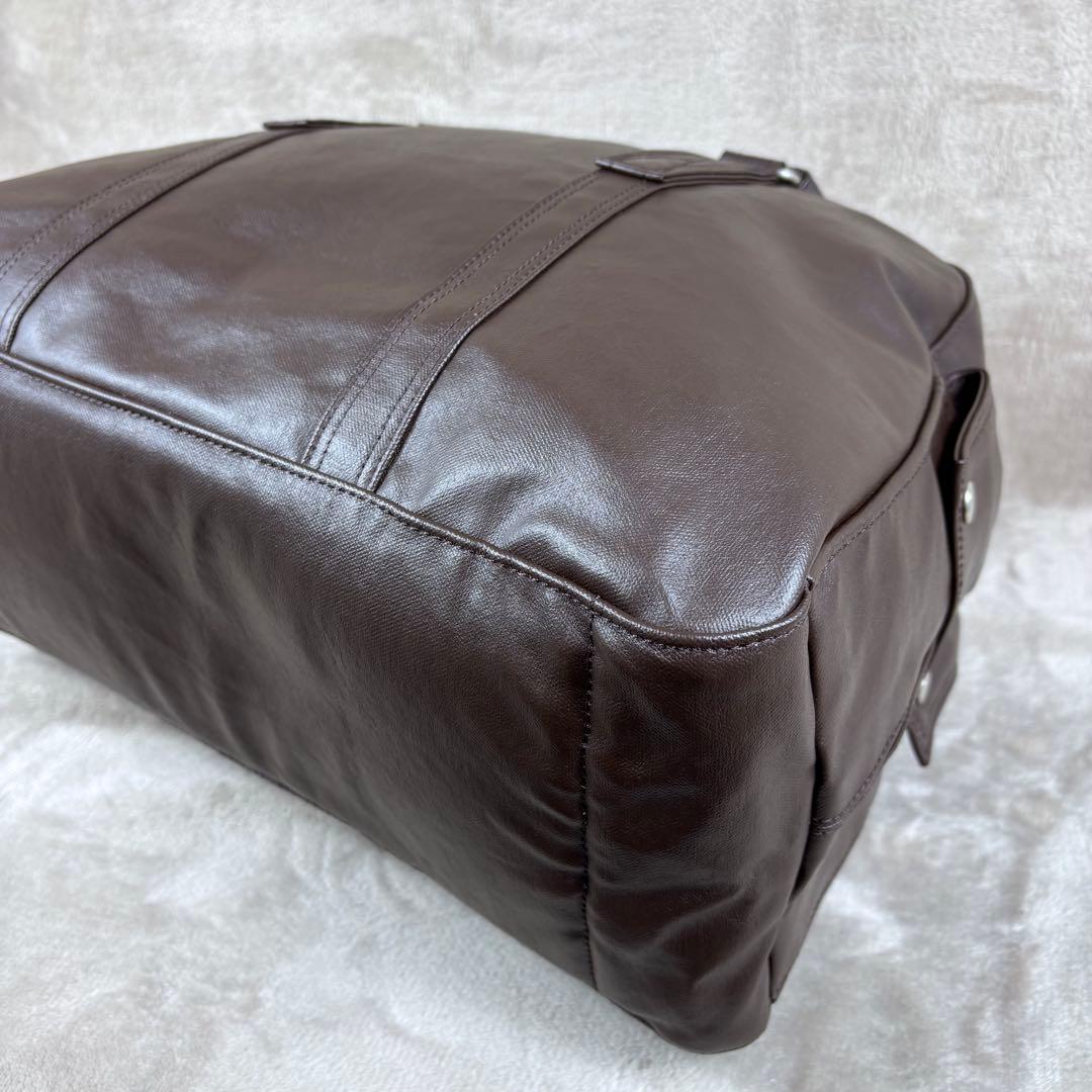 未使用品　ポーター　ボストンバッグ　フリースタイル　PORTER ダークブラウン