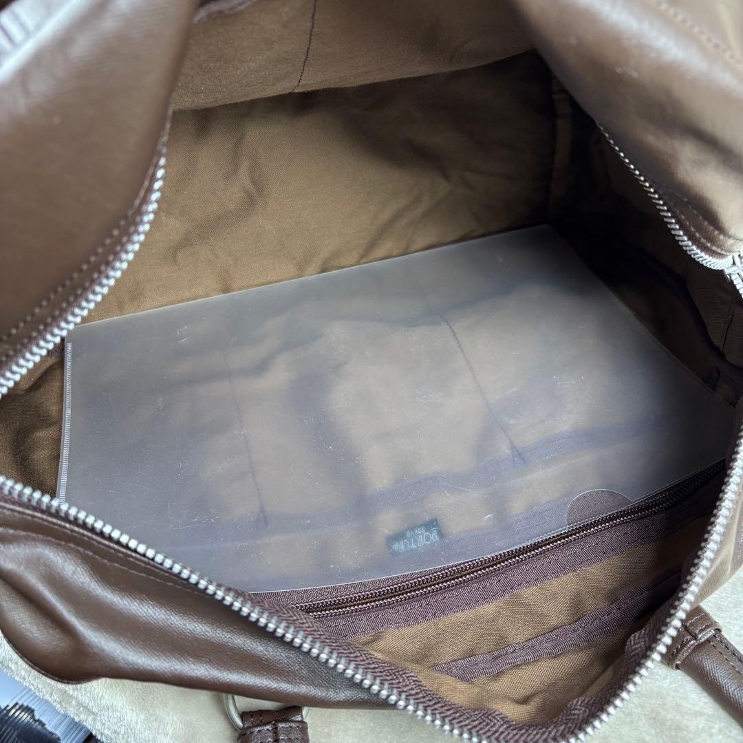 未使用品　ポーター　ボストンバッグ　フリースタイル　PORTER ダークブラウン