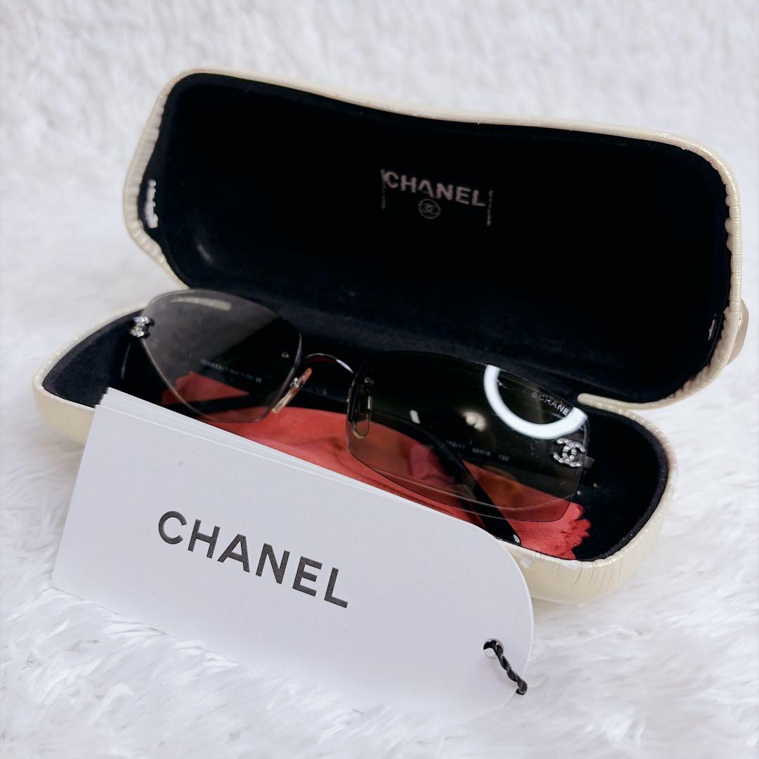 小物 CHANEL archive Sunglasses Rim Less